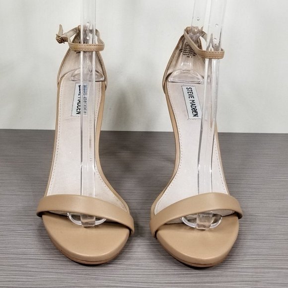 Steve Madden Stecy Sandal, Natural, Womens Size 10 - Picture 2 of 12